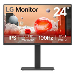 LG 24BA650 LED display 60,5 cm (23.8") 1920 x 1080 Pixeles Full HD Negro
