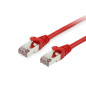 Cable de red equip latiguillo rj45 s - ftp cat6a 0.5m rojo
