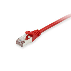 Cable de red equip latiguillo rj45 s - ftp cat6a 0.5m rojo