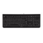 Teclado + raton cherry dc 2000 usb negro
