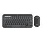 Logitech 920-012227 keyboard Mouse included Universal RF Wireless + Bluetooth QWERTY Spanish Graphite