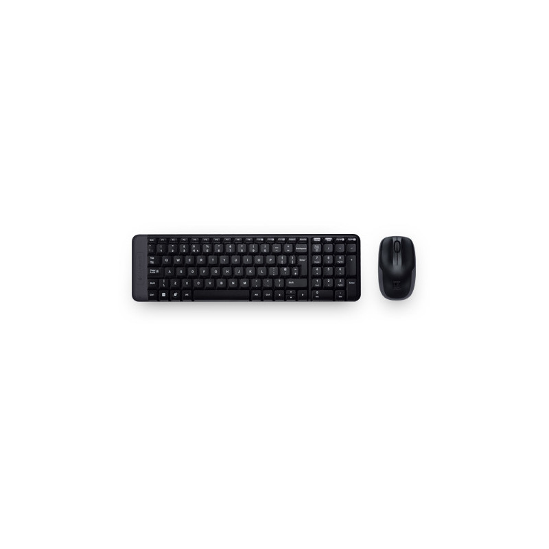 Logitech Wireless Combo MK220 teclado Ratón incluido Hogar USB Portugués Negro Logitech Wireless Combo MK220 teclado Ratón incluido Hogar USB Portugués Negro