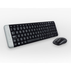 Logitech Wireless Combo MK220 teclado Ratón incluido Hogar USB Portugués Negro