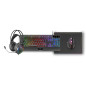 Mars Gaming MCP124PRO, Combo Gaming 4en1, Teclado RGB H-Mech con Reposamuñecas, Ratón RGB 3200DPI y Switches HUANO, Auriculares