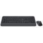 Teclado + mouse logitech signature mk650 for business grafito