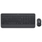 Teclado + mouse logitech signature mk650 for business grafito
