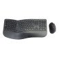 Kit teclado + mouse raton conceptronic orazio02 wireless inalambrico ergonomico