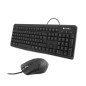 Kit teclado + raton coolbox usb negro coo - ktr - 01u