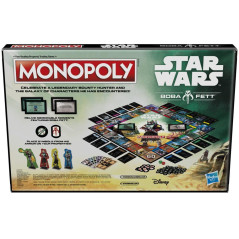 Star Wars Monopoly  Boba Fett Edition Juego de mesa Familia