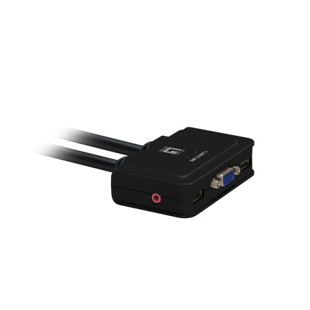 Conmutador kvm leven one kvm - 0223 vga usb para 2 cpu