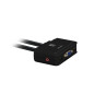 Conmutador kvm leven one kvm - 0223 vga usb para 2 cpu