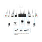 Conmutador kvm leven one kvm - 0223 vga usb para 2 cpu
