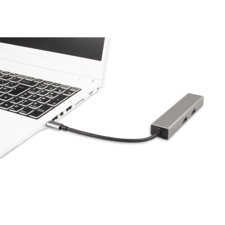Docking coolbox minidock tipo c hdmi usb hub rj45 3usb 3.0