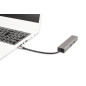 CoolBox Hub miniDOCK4 USB-C Alámbrico USB 3.2 Gen 1 (3.1 Gen 1) Type-C Acero CoolBox Hub miniDOCK4 USB-C Alámbrico USB 3.2 Gen 1 (3.1 Gen 1) Type-C Acero