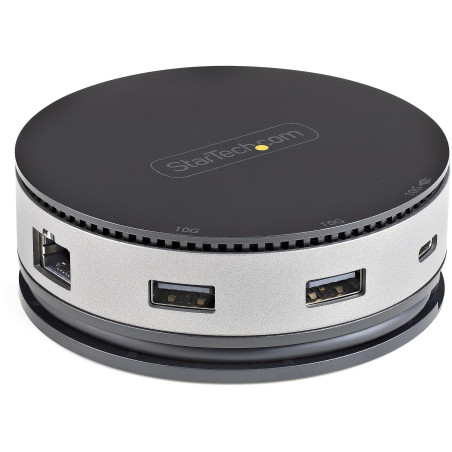 StarTech.com Adaptador Multipuertos USB-C - Docking Station USB 3.1 Gen 2 Tipo C con Vídeo HDMI, DisplayPort de 4K a 60Hz o VGA