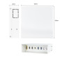 Ewent EW1555 caja de tomacorriente No Blanco Ewent EW1555 caja de tomacorriente No Blanco
