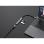 Equip 128961 hub de interfaz USB 3.2 Gen 1 (3.1 Gen 1) Type-C 5000 Mbit/s Negro, Gris Equip 128961 hub de interfaz USB 3.2 Gen 1 (3.1 Gen 1) Type-C 5000 Mbit/s Negro, Gris