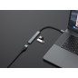 Hub usb tipo c equip life 1 x usb tipo c - 3 x usb 2.0 - aluminio