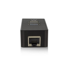 Ewent EW1140 base para portátil y replicador de puertos USB 3.2 Gen 1 (3.1 Gen 1) Type-A Negro