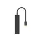 Adaptador hub conceptronic usb tipo c a usb 3.0 4 en 1