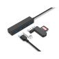 Adaptador hub conceptronic usb tipo c a usb 3.0 4 en 1