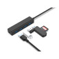 Conceptronic CTC4USB3 hub de interfaz USB 3.2 Gen 1 (3.1 Gen 1) Type-C 5000 Mbit/s Negro Conceptronic CTC4USB3 hub de interfaz USB 3.2 Gen 1 (3.1 Gen 1) Type-C 5000 Mbit/s Negro