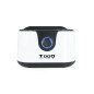 Docking station tooq hd 2.5 - 3.5 pulgadas sata a usb 3.0 doble bahia -  usb 2.0 host -  4200rpm - 7200rpm