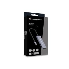 Conceptronic HUBBIES13G hub di interfaccia USB 3.2 Gen 2 (3.1 Gen 2) Type-C 10000 Mbit s Grigio