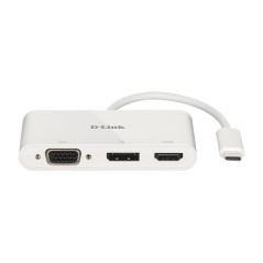 D-Link DUB-V310 replicatore di porte e docking station per laptop Cablato USB 3.2 Gen 1 (3.1 Gen 1) Type-C Bianco