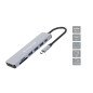 Hub usb tipo c conceptronic donn19g 1 x hdmi - 3 x usb 3.2 - 1 x usb tipo c - lector sd - lector micro sd