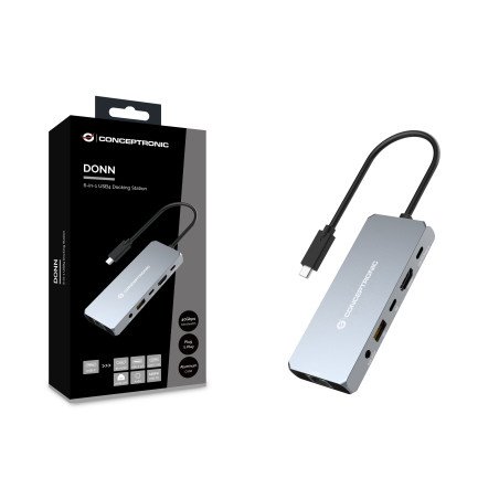 Docking station conceptronic usb tipo c 6 en 1