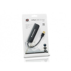 Conceptronic C4PUSB3 USB 3.2 Gen 1 (3.1 Gen 1) Type-A 4800 Mbit s Black