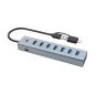 Hub conceptronic hubbies21g usb 3.0 - usb tipo c 7 en 1