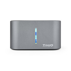 TooQ TQDS-805G base de conexión para disco duro USB 3.2 Gen 1 (3.1 Gen 1) Type-B Aluminio