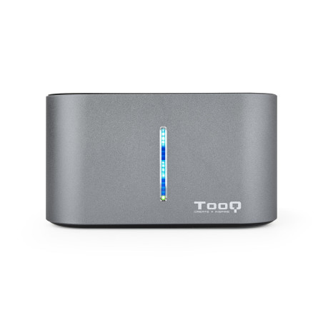 Docking station tooq hdd - sdd 2.5 pulgadas - 3.5 pulgadas sata clona discos sin pc - doble bahia - usb 3.0 - 3.1