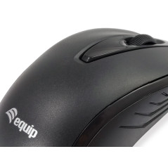 Equip 245107 ratón Oficina Ambidextro USB tipo A Óptico 1000 DPI