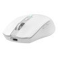 Mouse raton coolbox gaming  w01 blanco 1600 dpi inalambrico recargable
