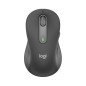 Mouse raton logitech m650 para zurdos optico wireless inalambrico negro