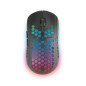 Mouse raton mars gaming wireless inalambrico 6 botones 3200ppp negro