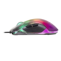 Mars Gaming MMGLOW Ratón, Negro, One size
