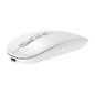 Mouse raton coolbox ia w02 blanco 1600 dpi inalambrico rf+bt
