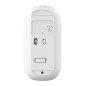 Mouse raton coolbox ia w02 blanco 1600 dpi inalambrico rf+bt