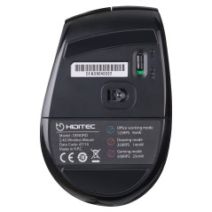 Hiditec Dendro ratón Oficina mano derecha RF inalámbrico Óptico 2000 DPI