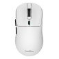 Mouse raton coolbox w03 ultraligero blanco 10000 dpi gaming inalambrico rf+bt
