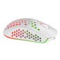 Mouse raton mars gaming mmw3 optico wireless inalambrico 6 botones 3200ppp blanco