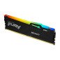 Memoria ram ddr5 32gb kingston - 5600 mhz - pc5 - 44800 - fury beast rgb - cl40 - 1.25v
