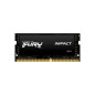 Memoria ram ddr4 32gb kingston - 3200mhz - pc4 - 25600 - fury impact - sodimm - negro - 1.2v