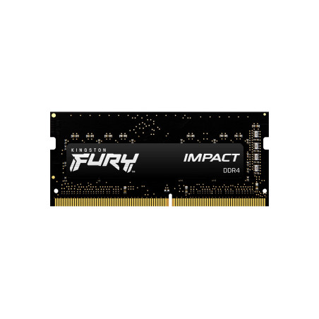 Memoria ram ddr4 16gb kingston - 3200mhz - pc4 - 25600 - fury impact - cl20 - 1.2v - sodimm