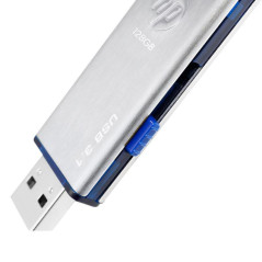 HP x730w unidad flash USB 128 GB USB tipo A 3.2 Gen 1 (3.1 Gen 1) Azul, Acero inoxidable