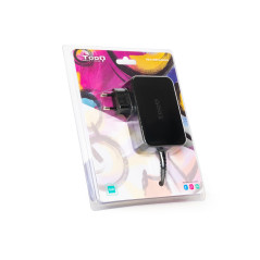TooQ TQLC-USBCGAN90PD Caricabatterie per dispositivi mobili Computer portatile Nero AC Interno